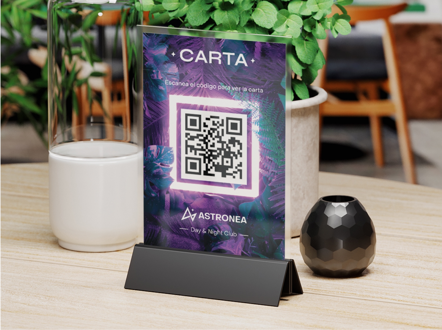Table menu design