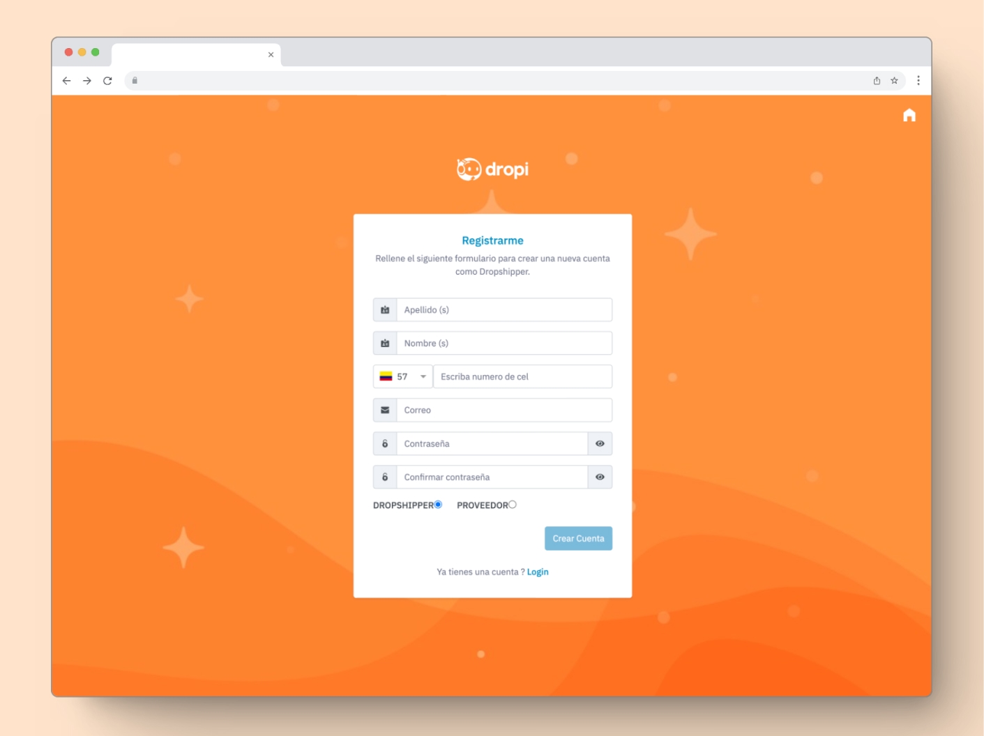 Previous sign up