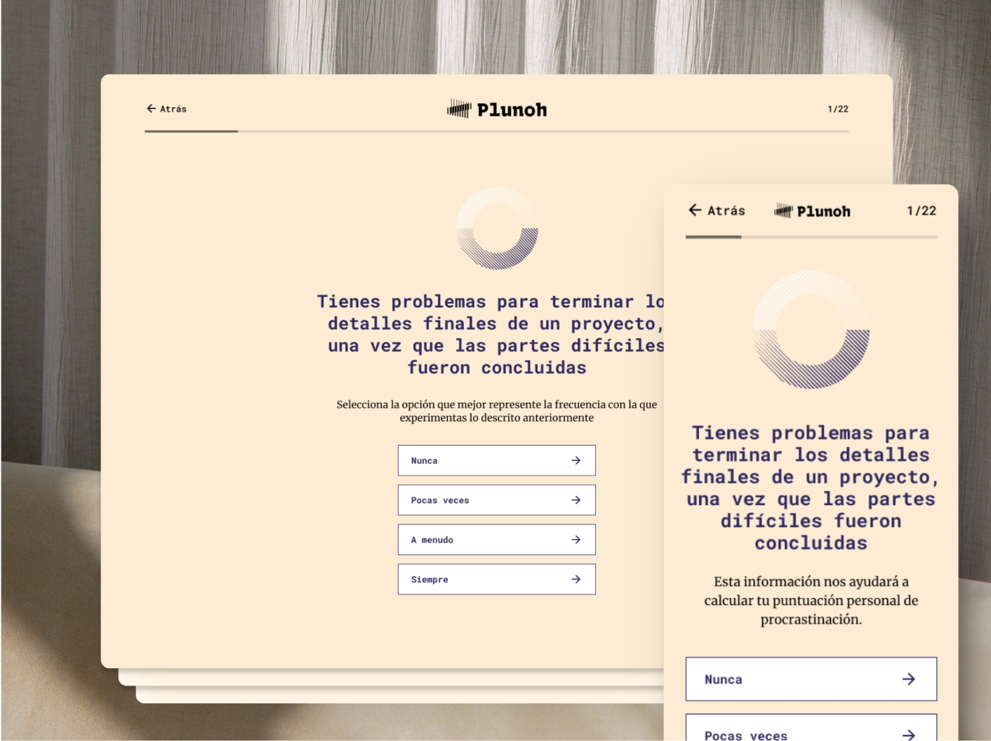 Test question page design 