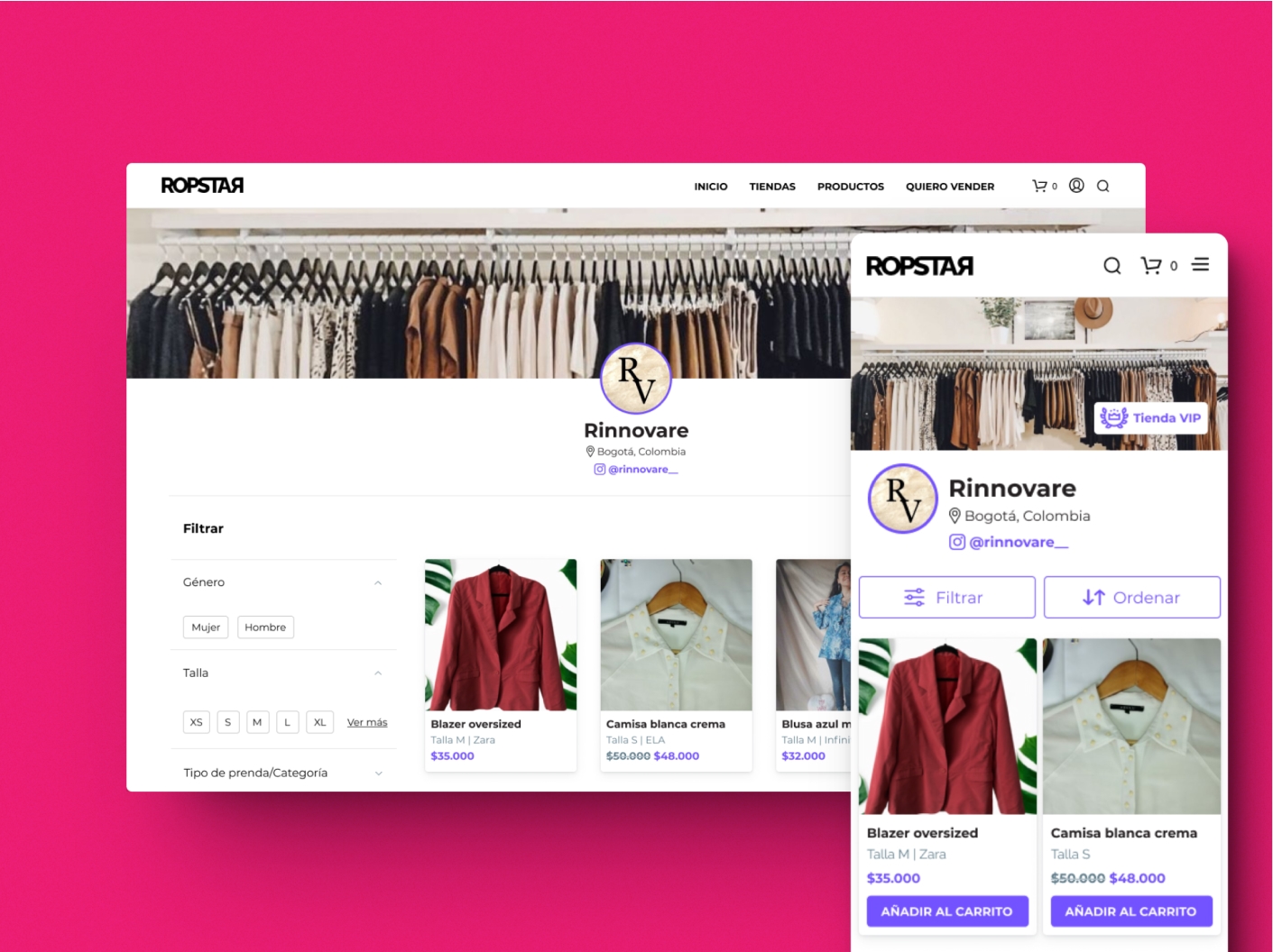 Sellers shop design 
