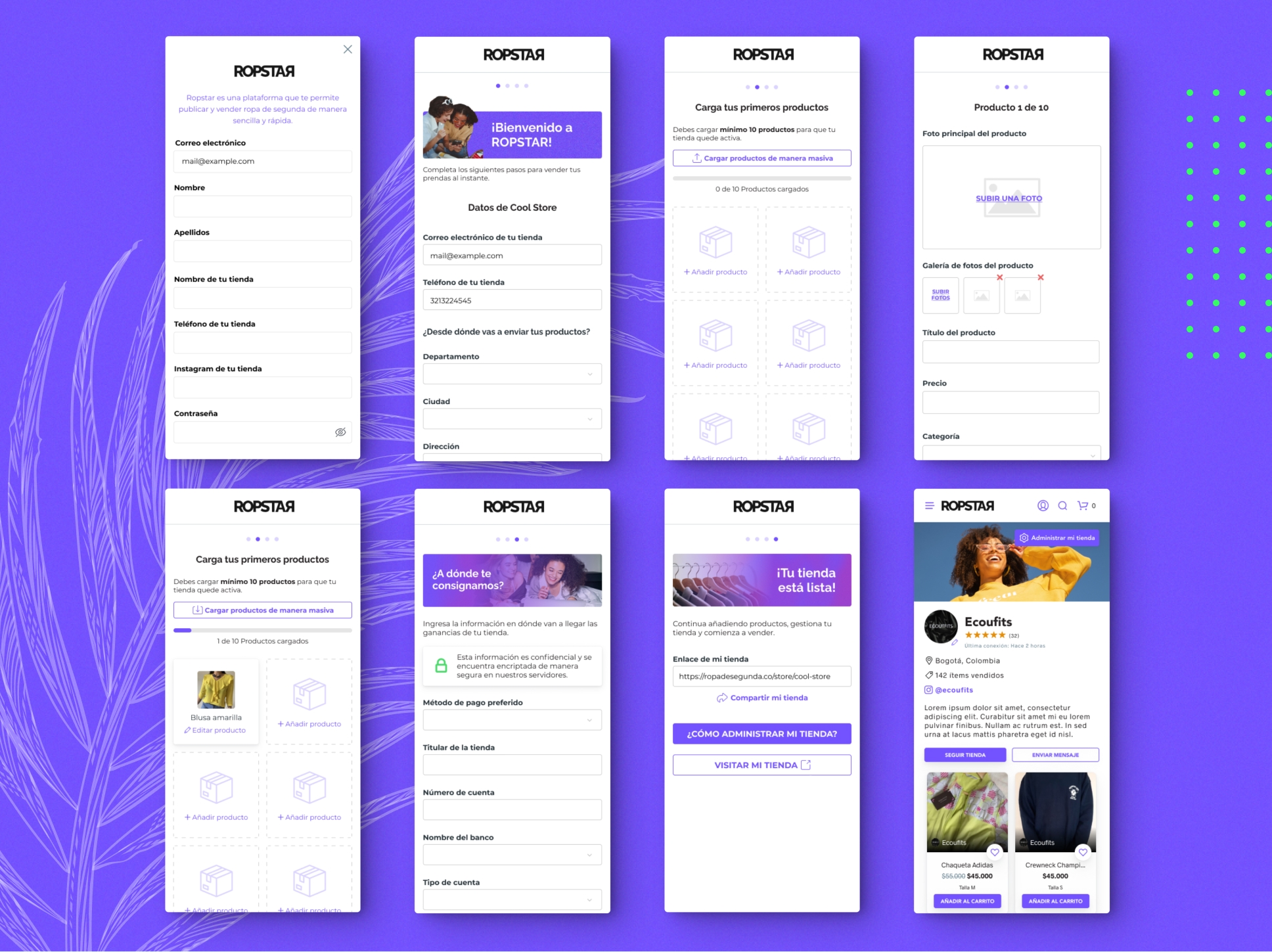 Sellers onboarding flow design