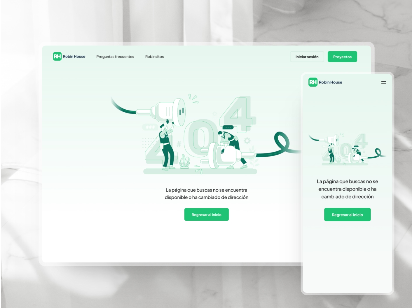 404 page design